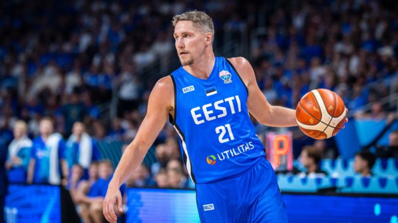 Igaunijas izlases uzbrucējs Janari Joesārs. Foto: FIBA