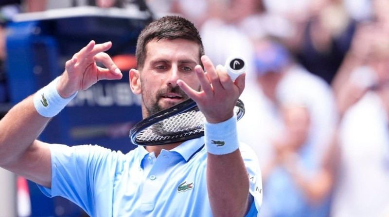 Novaks Džokovičs. Foto: Darren Carroll/USTA, usopen.org