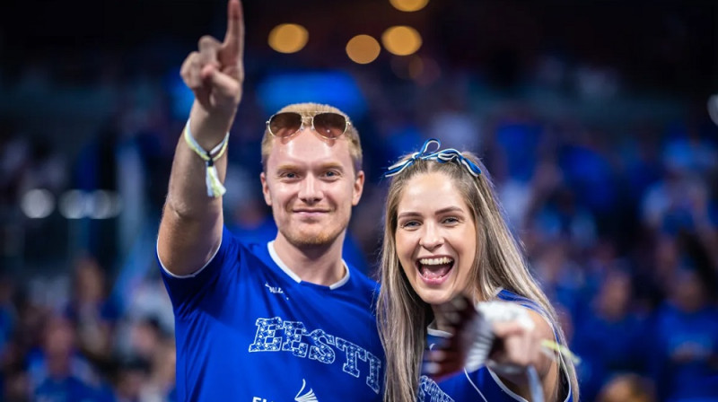 Igauņi 2025. gada 29. augustā Rīgā. Foto: FIBA