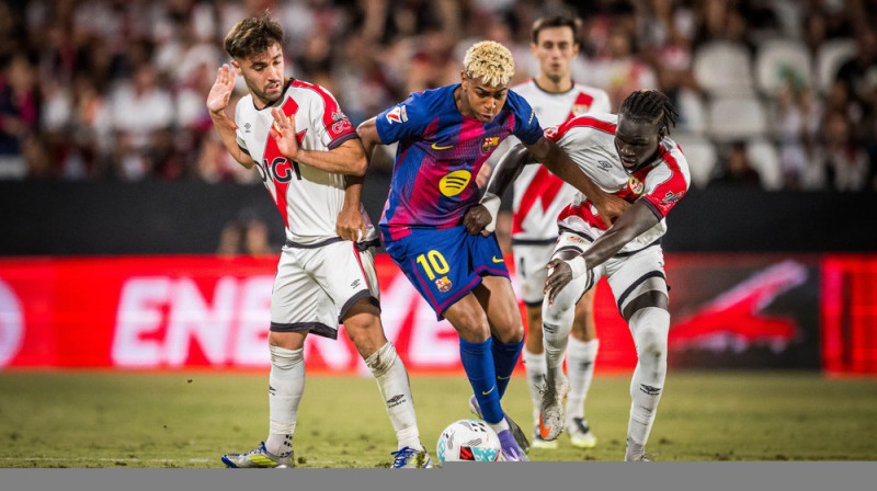 Lamins Jamals spēlē pret "Rayo Vallecano". Foto: Marc Graupera - FC Barcelona.