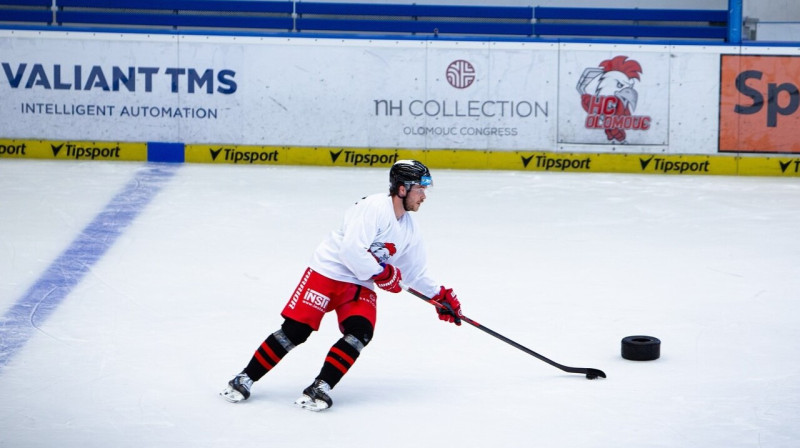 Renārs Krastenbergs. Foto: HC Olomouc