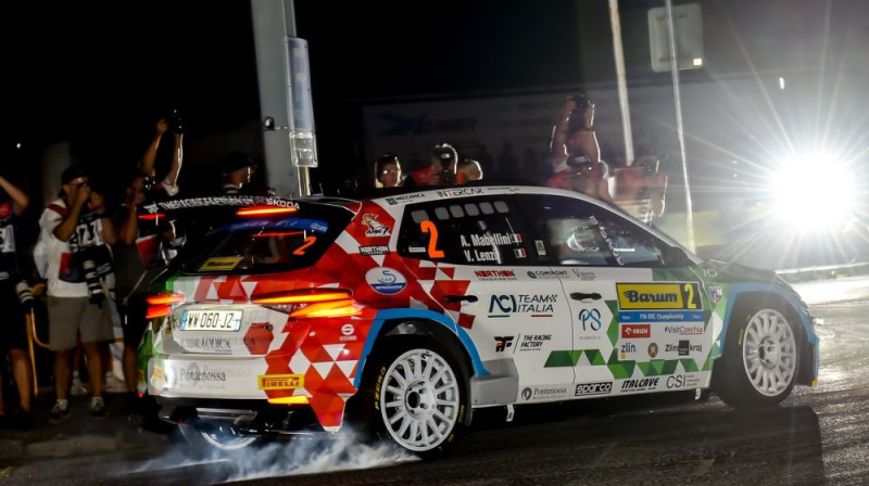 Andrea Mabelīni. Foto: FIA ERC