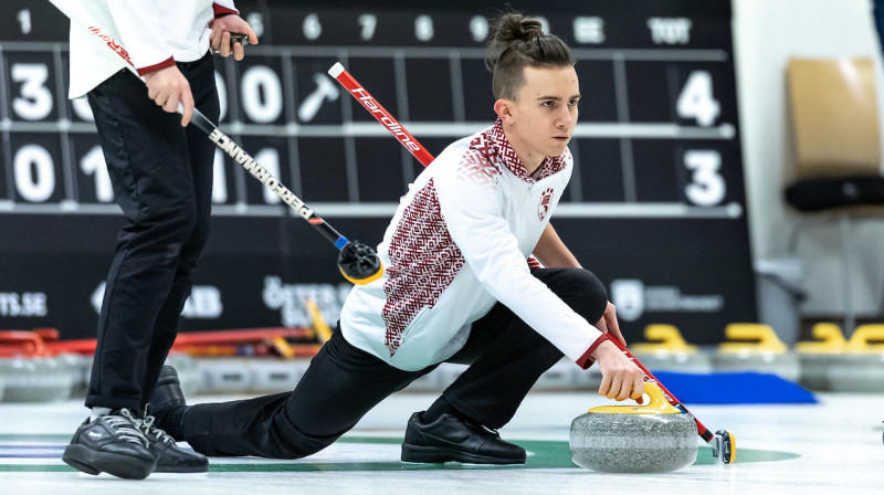 Krišjānis Java
Latvijas junioru puišu izlases spēlētājs
Foto: World Curling / Per Danielsson