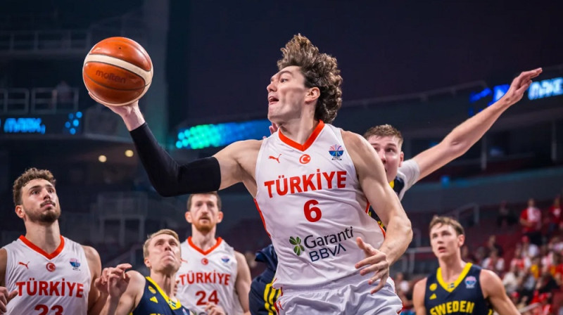 Džedi Osmans 2025. gada 6. septembrī. Foto: FIBA