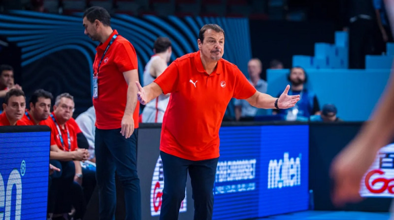 Ergins Atamans 2025. gada 6. septembrī. Foto: FIBA