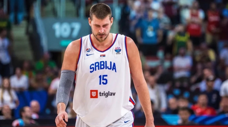 Nikola Jokičs. Foto: FIBA