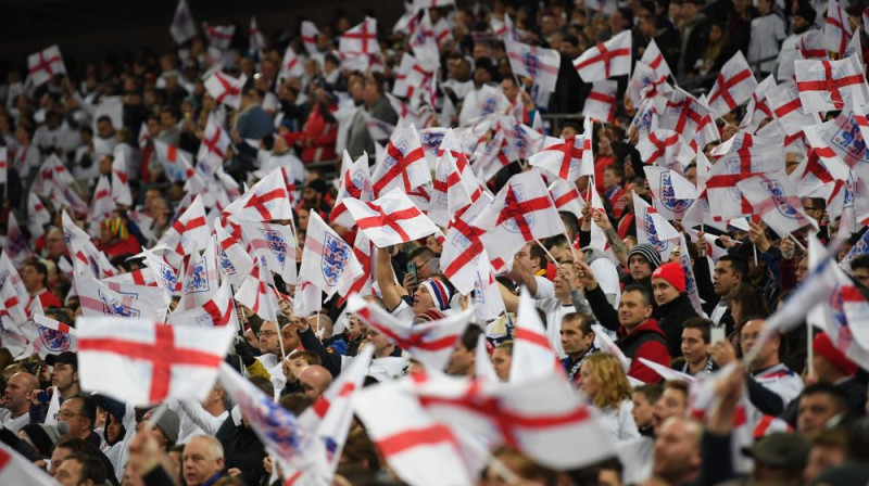 Anglijas futbola fani Foto: AP/Scanpix