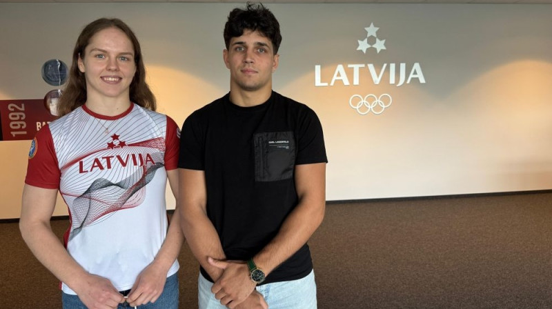 Elma Zeidlere un Antonijs Renaldo de Andželiss Foto: LOK