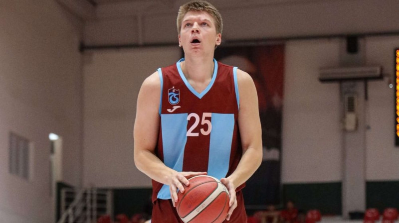 Kārlis Šiliņš Foto: Trabzonspor basketol/Facebook