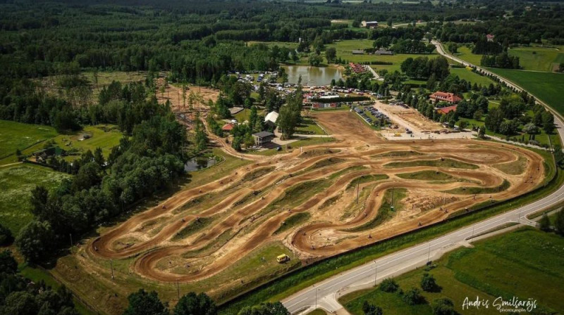 Stelpes mototrase. Foto: Andris Smilšarājs