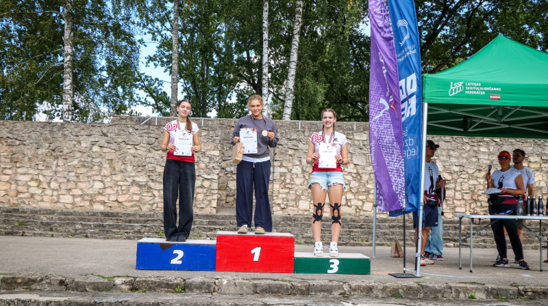 Latvijas čempionāta goda pjedestāls
Foto: Edgars Beļakovs