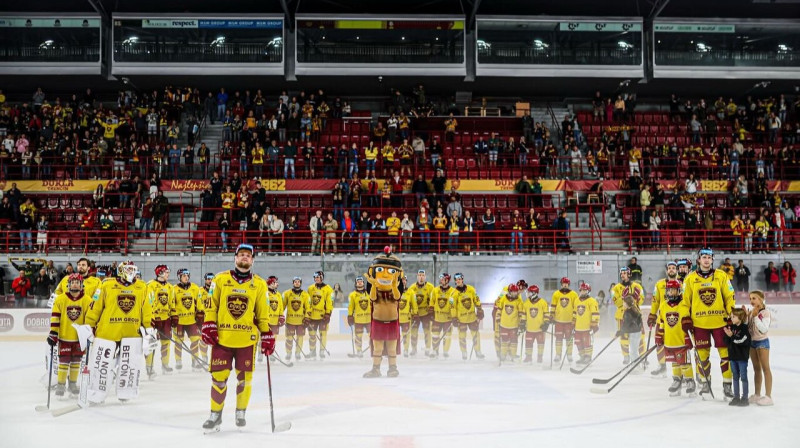 Trenčīnas "Dukla" komanda. Foto: HK Dukla Trenčín