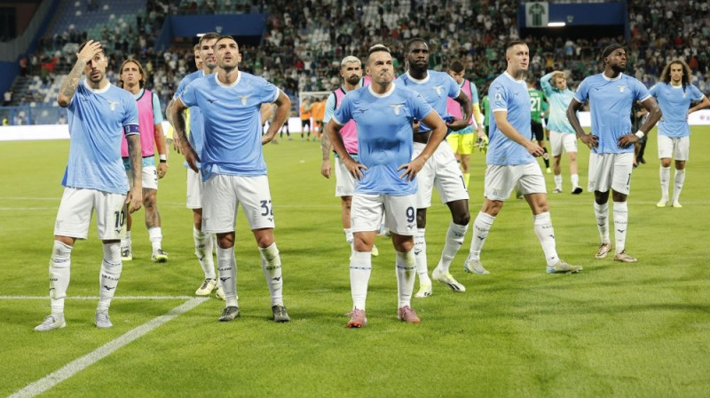 "Lazio" futbolisti Foto: ZP/Scanpix