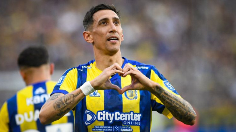 Anhels Di Marija. Foto: Rosario Central