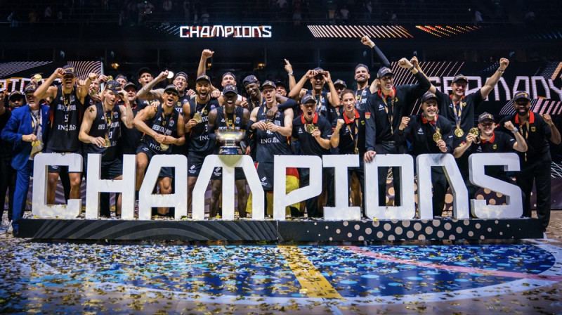 Vācijas izlase. Foto: FIBA