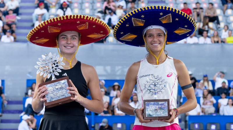 Iva Joviča un Emiljana Arango. Foto: GDL Open