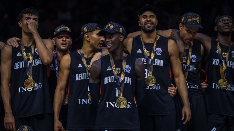 Vācijas izlases basketbolisti. Foto: FIBA