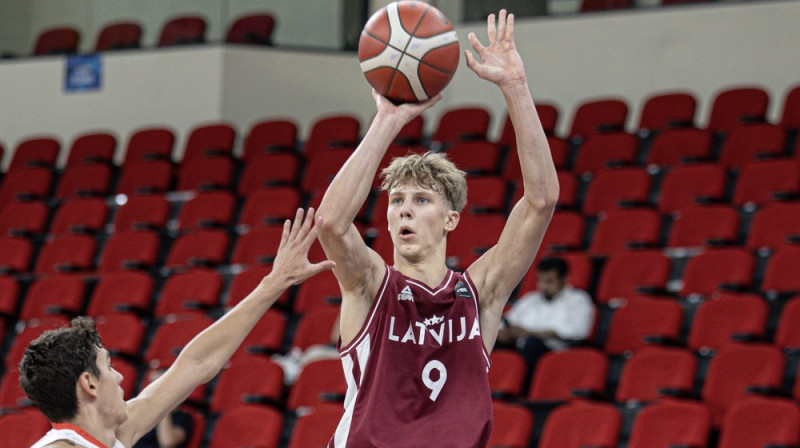 Markuss Jahovičs. Foto: FIBA