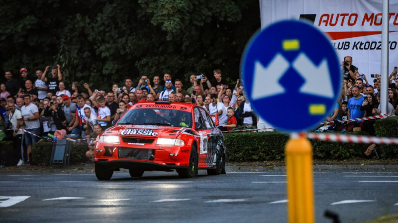 Kalvja Blūma ekipāža. Foto: Poland Rally Legend