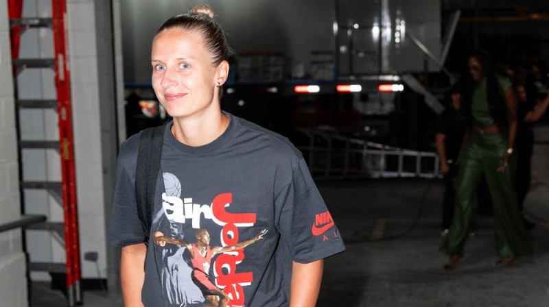 Kitija Laksa 2025. gada 17. septembrī Ņujorkā. Foto: Phoenix Mercury