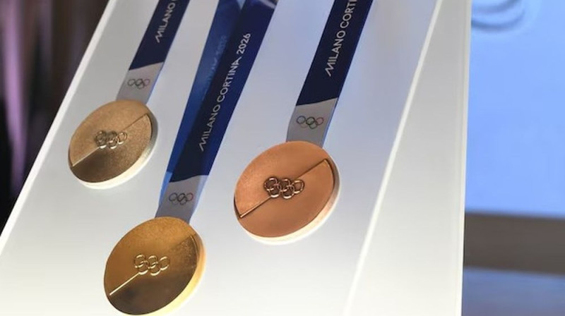 Milānas-Kortīnas olimpisko spēļu godalgas Foto: RS/Scanpix