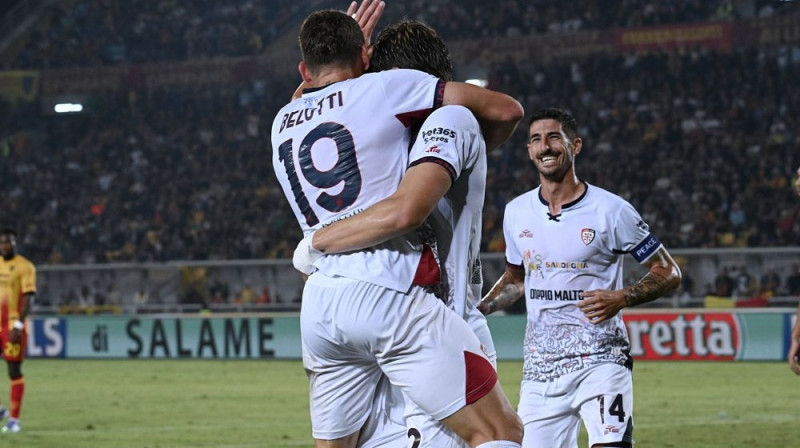"Cagliari" futbolisti Foto: ZP/Scanpix