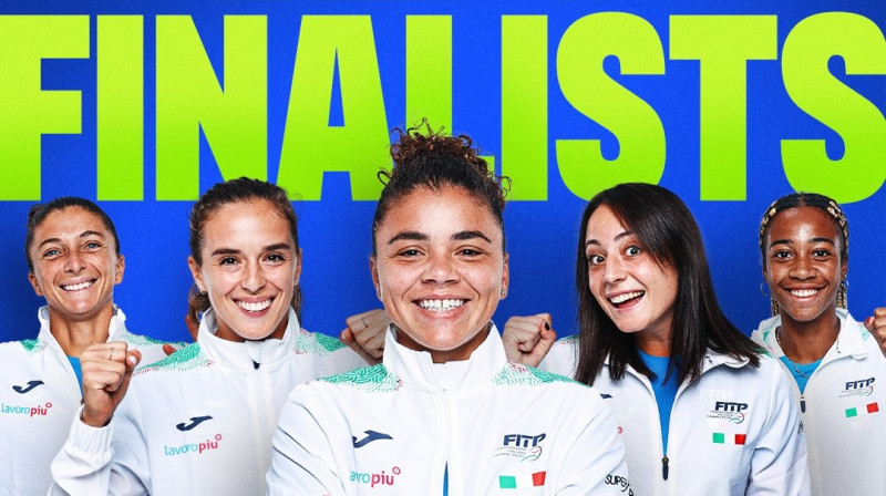 Itālijas sieviešu tenisa izlase. Foto: BJK Cup