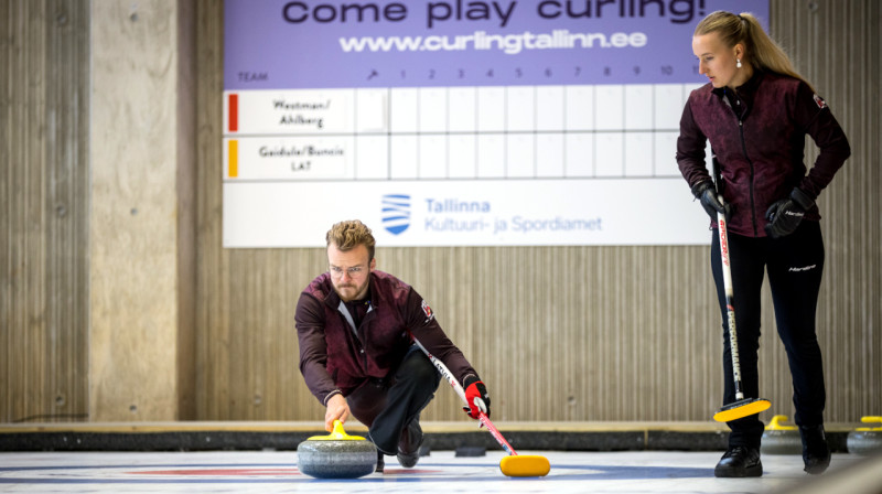 Katrīna Gaidule, Roberts Reinis Buncis
Foto: Curling Tallinn / Andres Mets