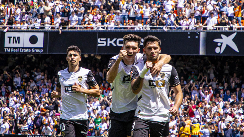 "Valencia" futbolisti. Foto: Valencia CF.