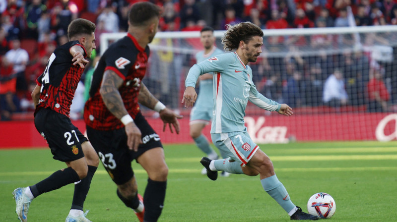 "Mallorca" pret Madrides "Atletico". Foto: Reuters.