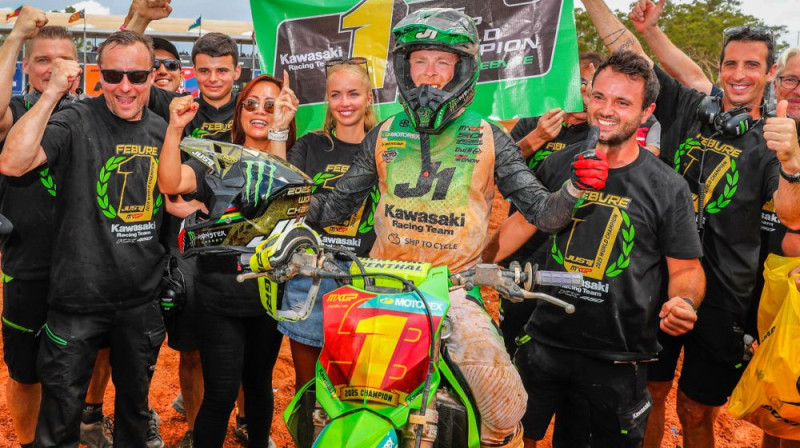 Romēns Fevrs. Foto: Kawasaki Racing EU