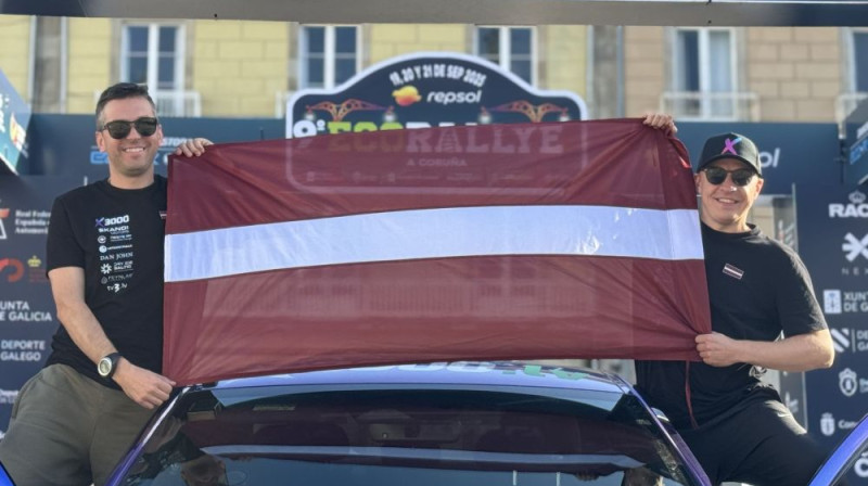 Edgars Svencis un Krišjānis Caune. Foto: X3000 Skandi Motors Racing