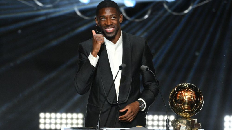 Usmans Dembelē Foto: Ballon d'Or/X