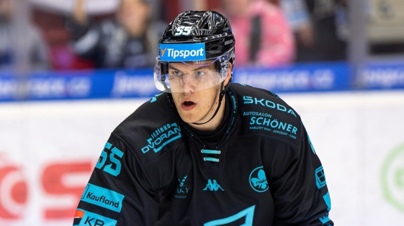 Roberts Mamčics. Foto: HC Energie Karlovy Vary