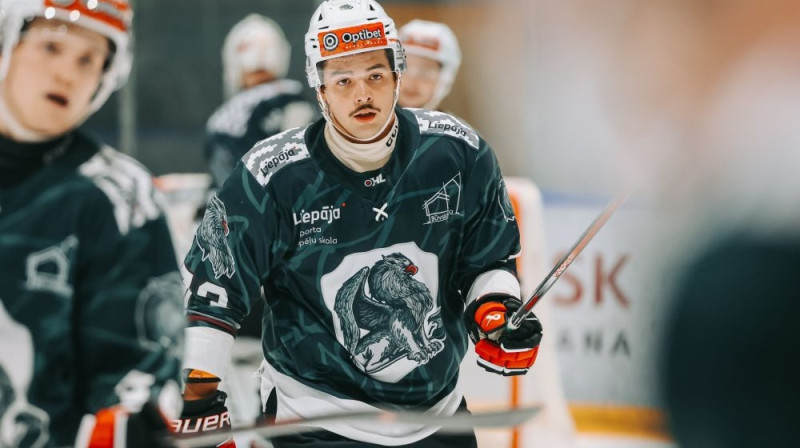 Kevins Strādnieks Foto: Liepājas Hokeja komanda/Facebook