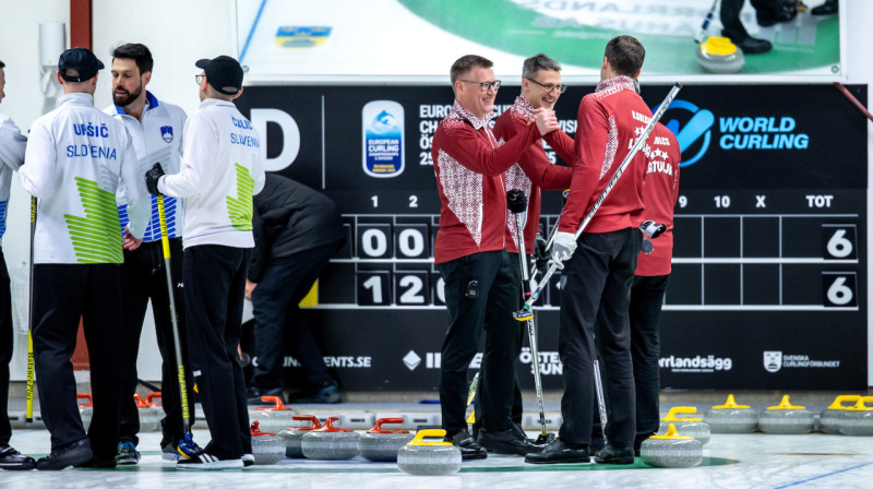 Latvijas vīriešu izlase
Foto: World Curling / Per Danielsson