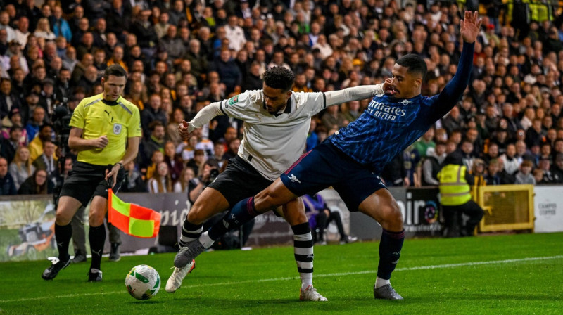 Portveilas publikai šovakar bija iespēja vērot Londonas "Arsenal". Foto: Adam Gee/Imago Images/Scanpix