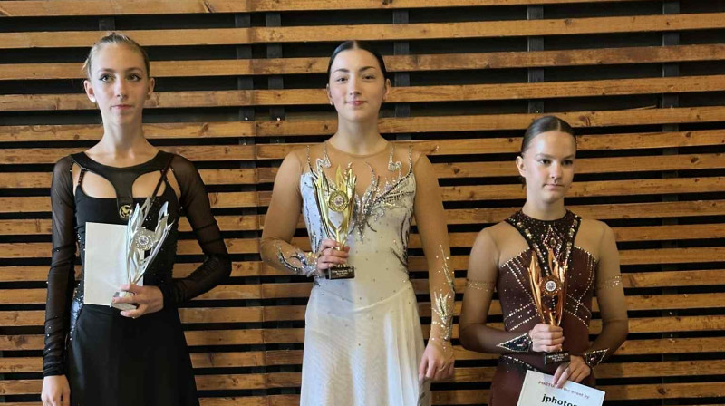 Kira Baranovska uzvar Tallinā. Foto: Kristal Ice
