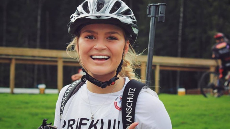 Annija Sabule.  Foto no sportistes privātā arhīva.