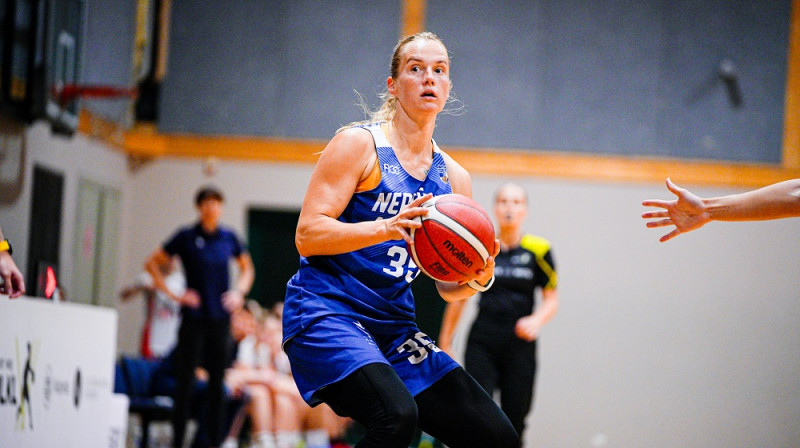 Kate Vilka 2025. gada 12. septembrī. Foto: Moose Basketball