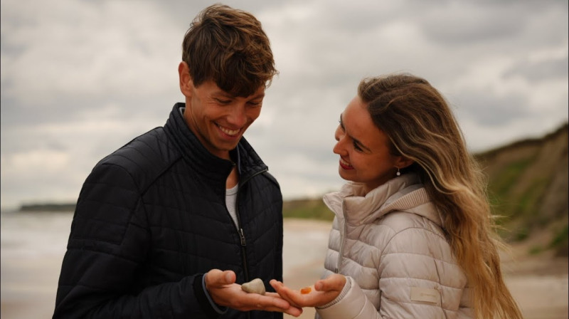 Ardis Bedrītis un Odrija Rača. Foto: Dzirksts