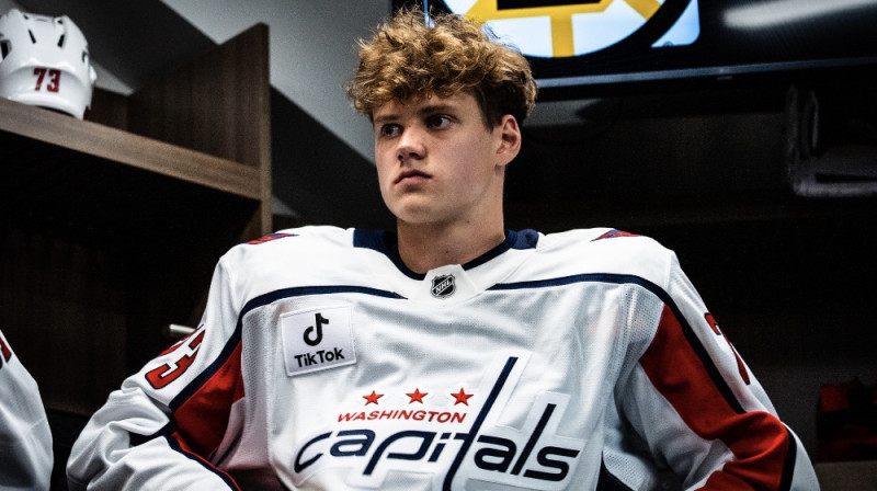 Ēriks Mateiko. Foto: Washington Capitals