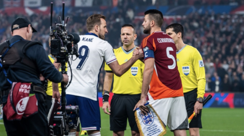 Harijs Keins un Antonijs Černomordijs. Foto: LFF