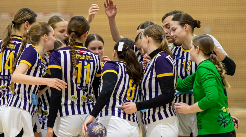 Ludzas "SK Latgols" handbolistes. Foto: LHF