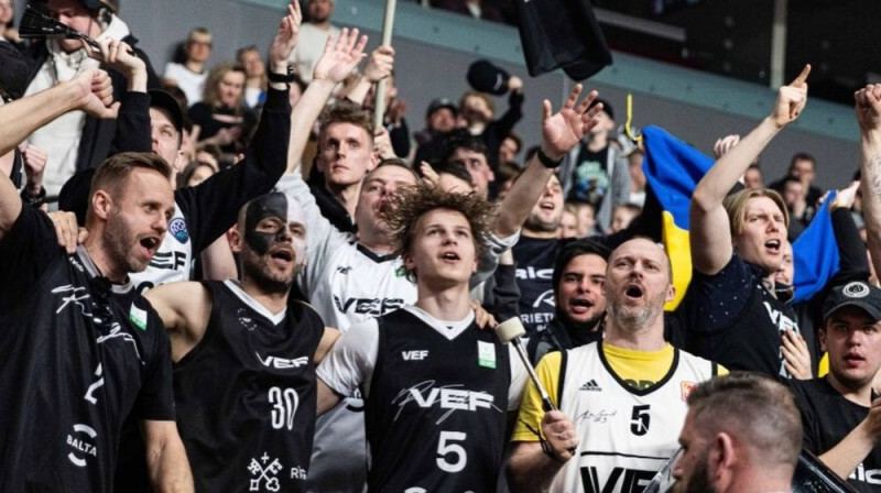 "VEF Rīga" fani Foto: VEF Rīga/Facebook