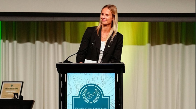 Kitija Laksa 2025. gada 2. oktobrī Tampā. Foto: South Florida