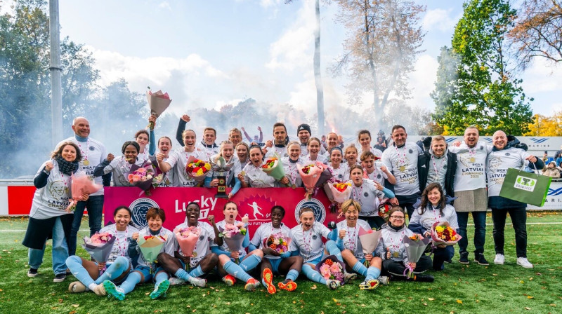 "Riga" sieviešu futbola komanda. Foto: Riga FC Women