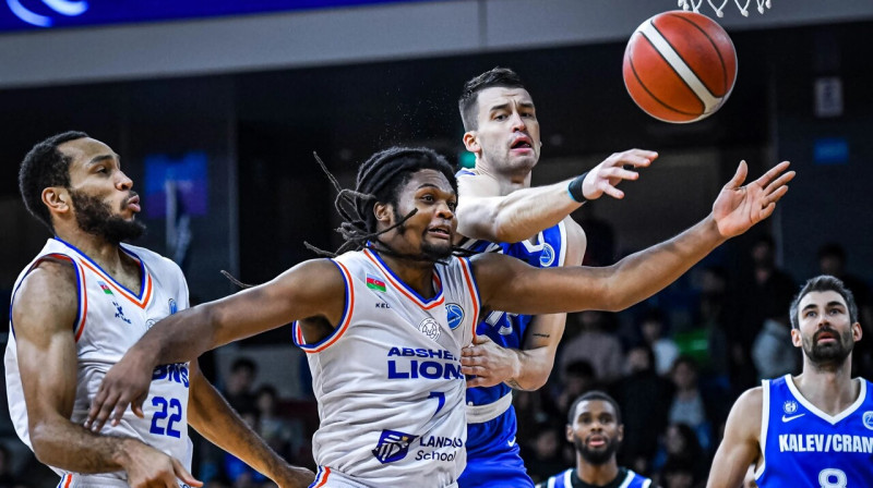 Mirklis no Baku "Absheron Lions" un Tallinas "Kalev"/"Cramo" cīņas. Foto: FIBA