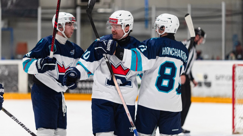 Kijivas "Capitals" hokejisti. Foto: Catherine Kõrtsmik