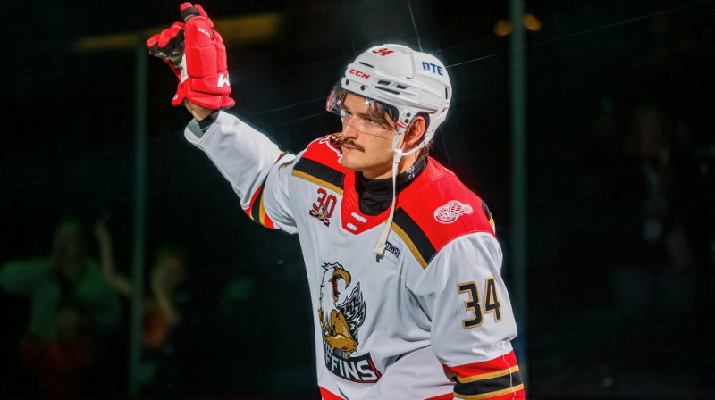 Eduards Tralmaks. Foto: Grand Rapids Griffins